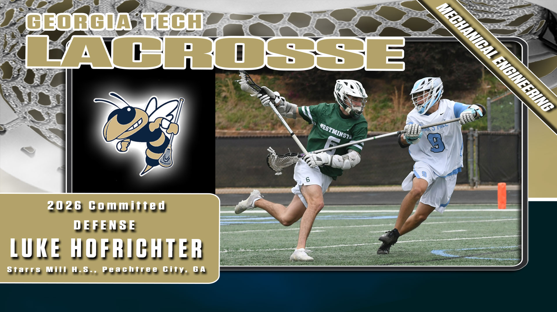 Luke Hofrichter Commits to Georgia Tech for 2026-27 Season